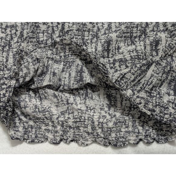 Lafayette 148 Blouse New York Percy Ruffled-Neck Sleeveless Silk‎ Blend Size Sm - Picture 4 of 9